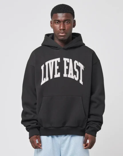 LIVE FAST COLLEGE HOODED (5)